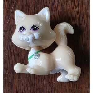 VINTAGE 1992 Littlest Pet Shop Cutesy Kitten Bobblehead Kenner Original Toy Cat